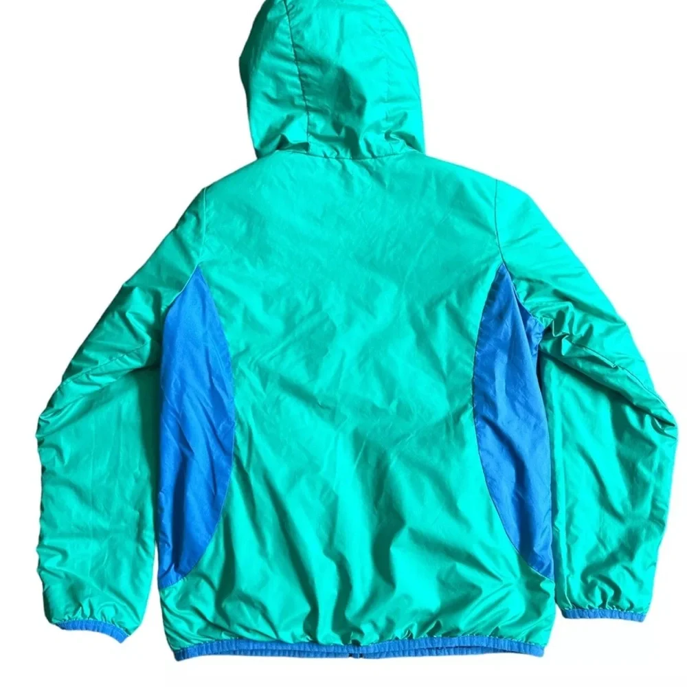 The North Face Girls Youth Jacket M 10/12 Reversible Quilted Hooded Full Zip